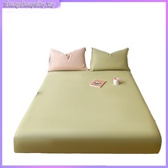 Washed Cotton Bed Sheet Single-Piece Anti-Slip Fixed Bed Cover Bed Sheet All-Inclusive Mattress Simm