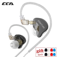 CCA CRA Pro HIFI Earphones DLC Diamond Diaphragm Dynamic Earbuds with Replaceable Headphone Cables S