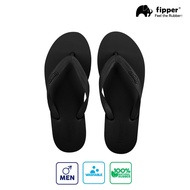 [Shop Malaysia] fipper slipper basic m rubber for men in black