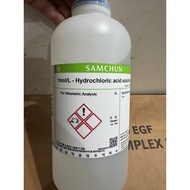 Titration solution 1mol/L Hydrochloric aci.d 1N HCl 1N Samchun Korea 1 liter bottle H0416 HCL standa