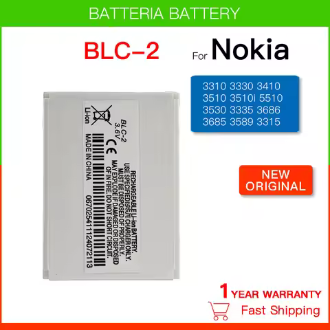 Original Neutral BLC-2 Battery For Nokia 3310 3330 3410 3510 5510 3530 3335 3686 3685 3589 3315 33 B