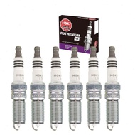 6 pc NGK Ruthenium HX Spark Plugs compatible with Ford F-150 3.5L V6 2011-2019