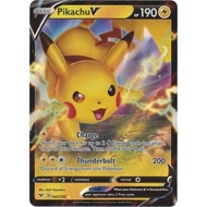 Pikachu V - 043/185 - Ultra Rare - Sword &amp; Shield: Vivid Voltage Singles