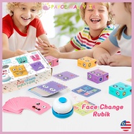 Payoe Face Change Cube Emoji Change Building Block Cube Family Interactive Board Game 变脸魔方