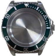40MM Aluminum Bezel Sapphire Flat Glass Watch Case for NH35/NH36/4R36 Automatic Mechanical Movement 