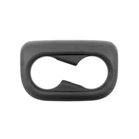 LHD Wood Grain Styling Car Water Cup Holder Cover Interior Decorative Moulding For Hyundai Ioniq 5