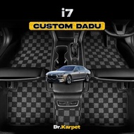 BMW i7 - Dr Karpet Custom Fit Full Set Dadu Carpet Kereta Anti-Slip 2X Tebal