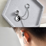 Ear Clip Gossip Pendant Alloy Double NDF96