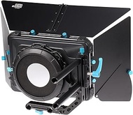 Hersmay 4x4 Swing-Away Matte Box for 15 mm Rail Follow Focus DSLR Rig Mat Box for Sony A7 A7R A7S II