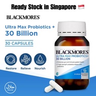 【Ready Stock in SG】Blackmores Probiotics Ultra Max Probiotics+ 30 Billion Blackmore blackmores
