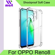 OPPO Reno8 5G / Reno8 Pro 5G / Reno8 T 5G Transparent Shockproof Soft Case / Protective Cover