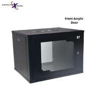 15U WALL MOUNT EQUIPMENT RACK (Front Acrylic Door) OR (Front Perforated Door)