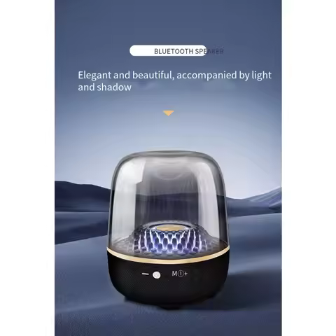 2025 New LP90 Pro Bluetooth Speaker: Upgraded Outdoor Portable Sound w/ Aura Glass Design (Prime Day