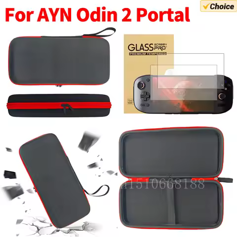 For AYN Odin 2 Portal Protective Case Waterproof Handbag Anti-scratch Carrying Case Portal Handheld 