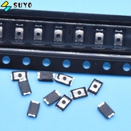 SUYO 50pcs Tactile Push Button Phone PCB Push-button SMD 4 Pin Micro Switch