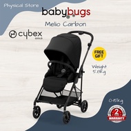 [Free Shipping] New 2023 Cybex Gold Melio Carbon Stroller with one pull hardness (Birth to 15 kg)