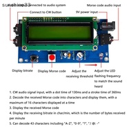 SY  DC 9V DIY CW Trainer Decoder Kit CW Decoder Morse Code Reader LCD Display Radio Circuit Board El