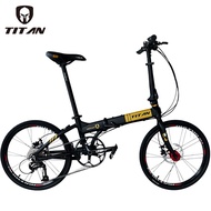 SKTITAN Vertron  20inch Folding Bike 9 Speed Shimano [Ultra light weight]