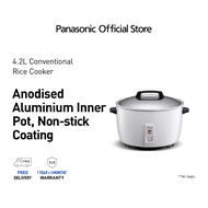 Panasonic SR-GA421WSHN 4.2L Conventional Rice Cooker with Stainless Steel Lid &amp; Keep Warm Function