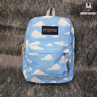 Tas Jansport Motif Galaxy Ransel Sekolah Viral Banana Awan Abstrak Terbaru