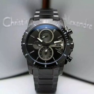 Alghani Watch Jam Tangan Pria Alexandre Christie AC 6532 MC BIPBA Stainless Steel Strap Black
