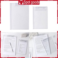 WIN A4 A5 Clipboard Heavy Duty Acrylic Clipboard Clear Clip Board with Profile Clip