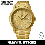 Seiko 5 SNKM94K1 Automatic 21 Jewels Gold-Tone Dial Gold Tone Stainless Steel Men's Watch