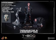 261025-32= 内全新 玩具狂熱 1/6 12吋 DX13 未來戰士續集 T-800 戰損版  INNERBOX SEALED HOTTOYS 1/6 12-INCH TERMINATOR 2: