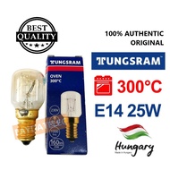TUNGSRAM 25WATT E14 SPECIAL OVEN BULB FILAMENT BULB (300 DEGREE CELCIUS) MADE IN HUNGARY