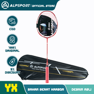 ALPSPORT Zhanyu Raket Bulu Tangkis Bridge Raket Badminton Magnetik 32LBS 4U G5 50T 100% Full Carbon