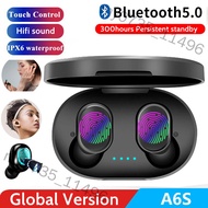 my0735_11496 A6S Wireless Earphone for Airdots Earbuds Bluetooth 5.0 TWS Headsets Noise Reduction MI