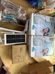 Bundle Sale Cooling fan solar cctv soap dispenser 迷你冷氣 太陽能 肥皂