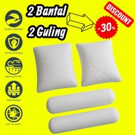 MEMORY FOAM HOTEL BOLSTER PILLOW, 40cmx60cm PILLOW - 80cmx30cm BOLSTER