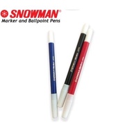 SNOWMAN PW-1A BLACK MARKER SMALL BLACK DURABLE OFFICE ATK ORIGINAL GENUINE PW1A PW 1A MARKER