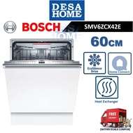 [FREE DELIVERY WITHIN KL] BOSCH SMV6ZCX42E [60CM]FULLY-INTEGRATED BUILT IN DISHWASHER