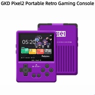 【Spot goods】FUNISM Gkd Pixel2 Portable Retro Game Console GBA Metal Pop It Game Machine CNC Keychain