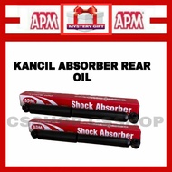 APM PERODUA KANCIL 660 / KANCIL 850 ABSORBER REAR OIL AND GAS ORIGINAL APM SUSPENSION SHOCKS