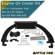 0Oil Adapter With Connectors Automotive Car Oil Filter Sandwich Plate Adapter For VAG GOLF MK5 MK6R 