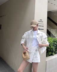 BOYFRIEND Oversized Denim Jacket SET