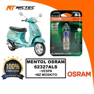 OSRAM 62327 MENTOL BULB VESPA MZ MOSKITO ALL SEASONS 100% ORIGINAL 62327ALS MOTORCYCLE SCOOTER