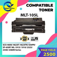 MLT-D105L High Yield Compatible Toner Cartridge ; For Samsung SCX-4600/ 4623F/ 4623FN/ 650PR/ SF-650