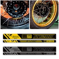 Promotion Suitable for BMW BMW R1200GS R1250GS/ADV 40th Anniversary Steel Rim Sticker Spoke Rim Deca