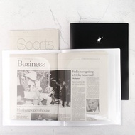 Chuyu A4/13K PP輕便文件夾/資料夾/檔案夾/可收納A3文件-10頁