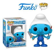 Original Funko Pop Vinyl Television The Smurfs 1519 Handy Smurf Collectible Figure Ready Stock