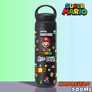 [Super Mario Tumbler] Hot and Cold Vacuum Thermos | Stainless Steel | Mario Bross Drinking Bottle | 