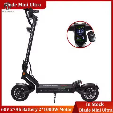 Newet Blade Mini Ultra 60V 27Ah TFT Display Inside NFC Full Hydraulic Brake 2*1000W Dual Motor Blade