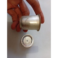 Mini arc glass made of silver and other metals