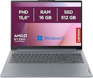 Lenovo IdeaPad Slim 3 Notebook 15.6" FHD (1920x1080) - AMD Ryzen 5 7520U, 16GB RAM, 512GB SSD, Windo