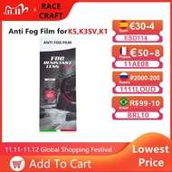 Anti Fog Film for AGV K5 K3SV K1 Helmets Visor Anti Fog Sticker Full Face Motorcycle Helmet Accessor
