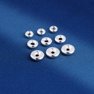 S925 Silver UFO Beads Abacus Beads Plain Silver Spacer Beads Spacer Bracelet Bracelet Spacer Beads D